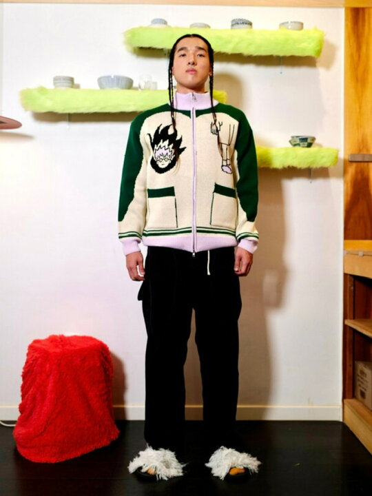 楽天市場】正規品【 YOUTHBATH Fire Knit Cardigan Jumper 】 ユース 