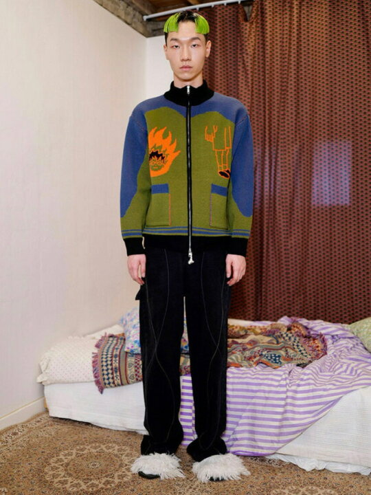 楽天市場】正規品【 YOUTHBATH Fire Knit Cardigan Jumper 】 ユース 
