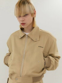 【SALE】正規品【 ANOTHERYOUTH wool blouson 】 アナザーユース ジップジャケット ジップアップジャケット アウター 羽織 ジャケット 秋服 冬服 ショートジャケット クロップジャケット クロップドジャケット ウールブルゾン ブルゾン ジャンバー ジャンパー セットアップ