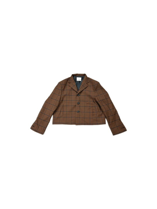 楽天市場】正規品【 Chikashitsu + set up cropped single jacket 