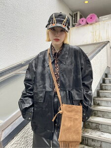 ���K�i�y XU tie-dye leather jacket �z �G�b�N�X���[ �W�b�v�W���P�b�g �W�b�v�A�b�v�W���P�b�g �A�E�^�[ ���U�[�W���P�b�g ���U�[ �W���P�b�g �H�D �H�� �~�� �^�C�_�C�W���P�b�g �^�C�_�C���U�[