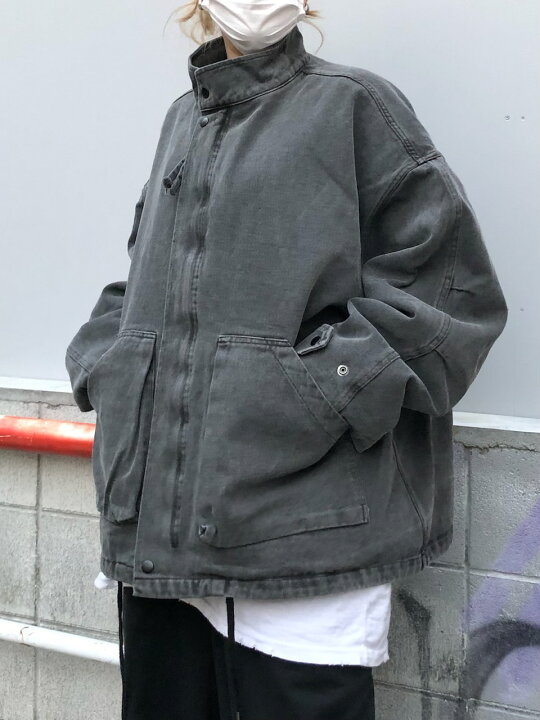 楽天市場】正規品【 XU oversized military denim jacket 】 エックス 