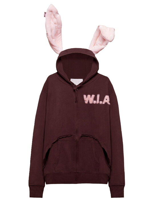 楽天市場】正規品【 W.I.A DARK PURE ORGANIC COTTON ZIP UP HOODIE 