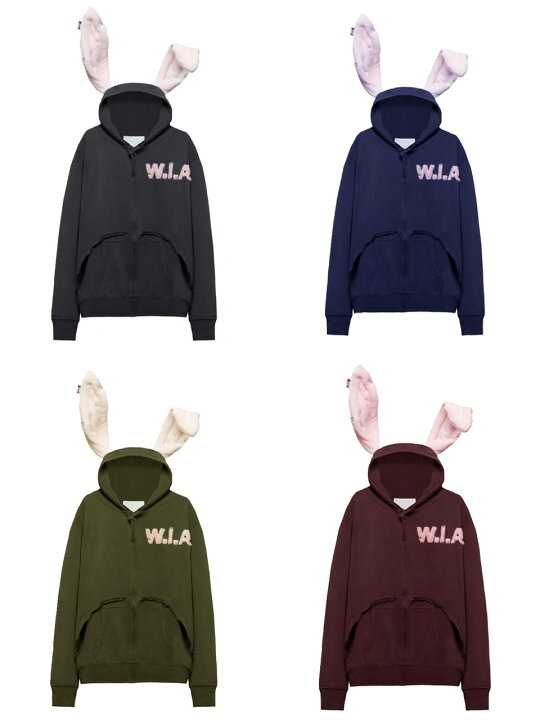 楽天市場】正規品【 W.I.A DARK PURE ORGANIC COTTON ZIP UP HOODIE 