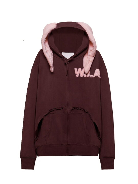 楽天市場】正規品【 W.I.A DARK PURE ORGANIC COTTON ZIP UP HOODIE 