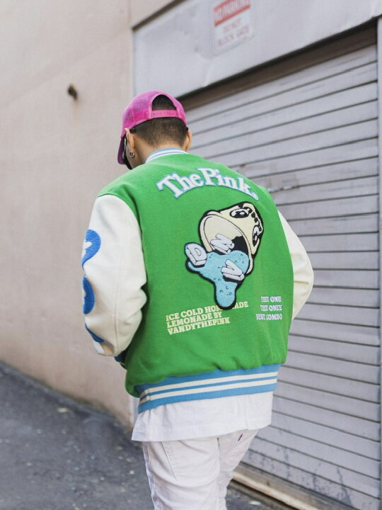 楽天市場】【SALE】正規品【 VANDY THE PINK LEMONDADE VARSITY JACKET  