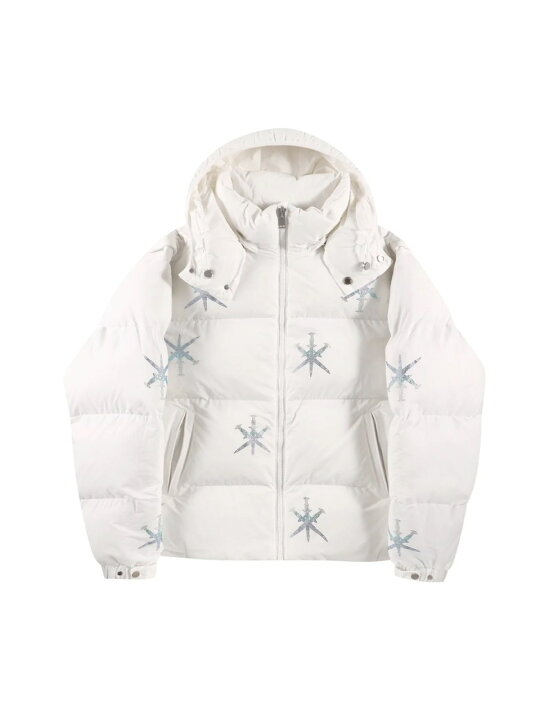 楽天市場】正規品【 UNKNOWN LONDON WHITE GRADIENT RHINESTONE PUFFER  