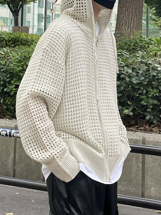 楽天市場】正規品【 Chikashitsu + mesh zip hoodie (5color 