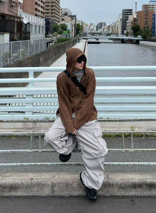 楽天市場】正規品【 Chikashitsu + mesh zip hoodie (5color 