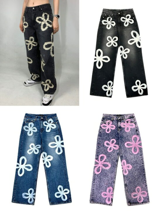 楽天市場】正規品【 SURGERY surgery painted clover jeans 】 サー 
