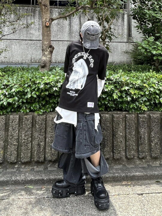 楽天市場】正規品【 XU 2way denim wide cargo pants (2color 