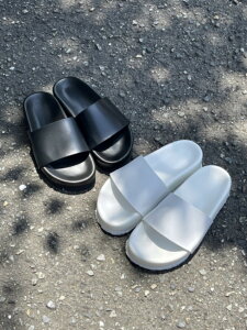 ���K�i �y Chikashitsu + volume sole leather sandal (2color) �z �`�J�V�c�v���X �{�����[���\�[�����U�[�T���_�� �\�[���f�U�C�� �T���_�� �V���[�Y �C Pressing pressing �v���b�V���O �v���b�V���O�E�F�u�V