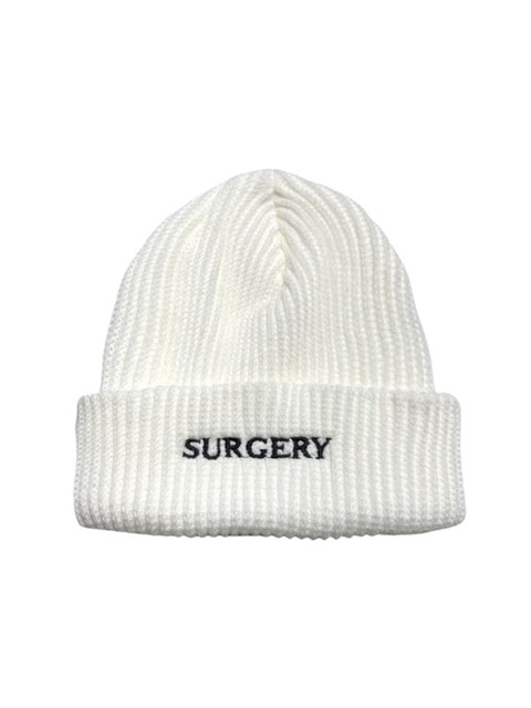 楽天市場】正規品【 SURGERY surgery embroidery logo beanie 】 サー 