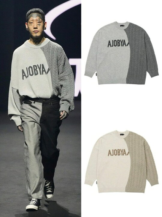 楽天市場】正規品【 AJOBYAJO Twofold Logo Sweater 