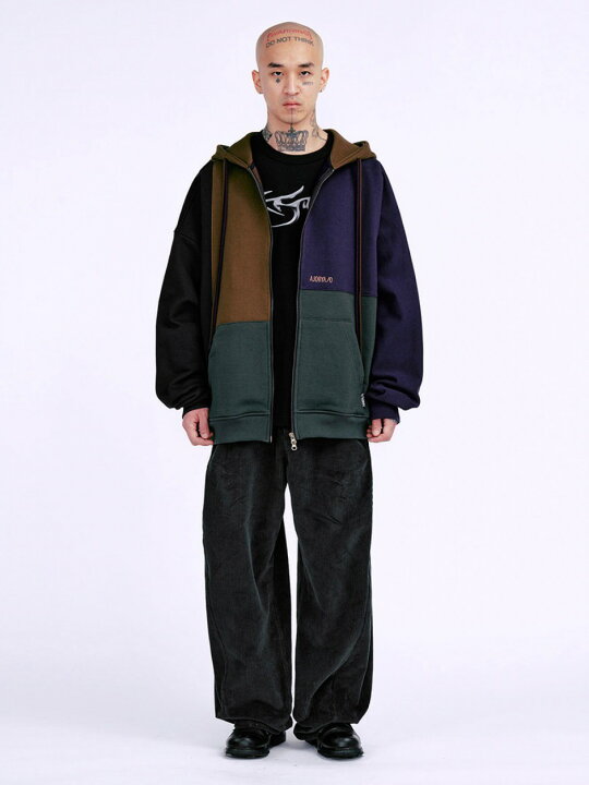 楽天市場】正規品【 AJOBYAJO Color Mixed Zip-Up Hoodie 