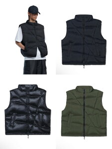���K�i�y NOMANUAL TRACK DUCK DOWN VEST �z �m�[�}�j���A�� �x�X�g �_�E�� �_�E���x�X�g �|�P�b�g�x�X�g Pressing pressing �v���b�V���O �v���b�V���O�E�F�u�V���b�v