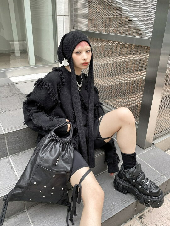 楽天市場】正規品【 XU design damage knit 5 】 エックスユー 
