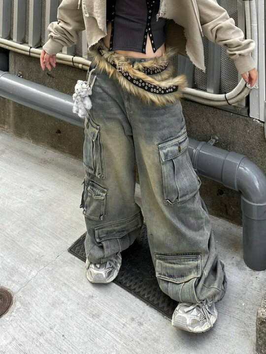 楽天市場】正規品【 XU pocket cargo denim pants (2color)】 エックス 