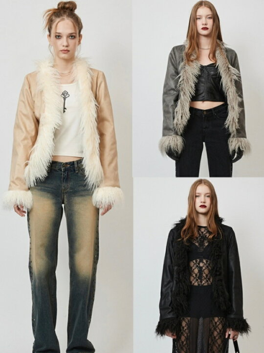 楽天市場】正規品【 CRANK MUSTANG FUR JACKET 】 クランク マスタング 