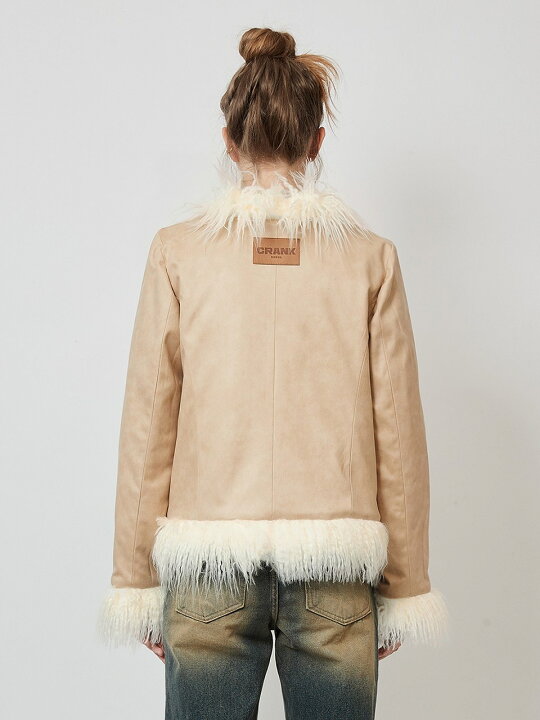 楽天市場】【SALE】正規品【 CRANK MUSTANG FUR JACKET 】 クランク  
