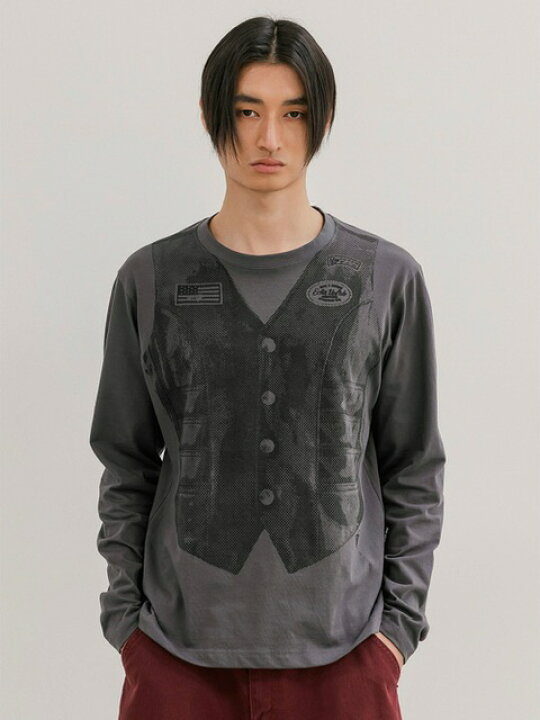 楽天市場】正規品【 ESC STUDIO vest t-shirt 】 イーエスシー 