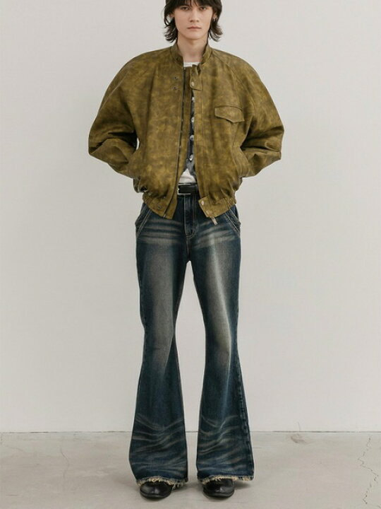 楽天市場】正規品【 ESC STUDIO wrinkled washing denim bootcut pants