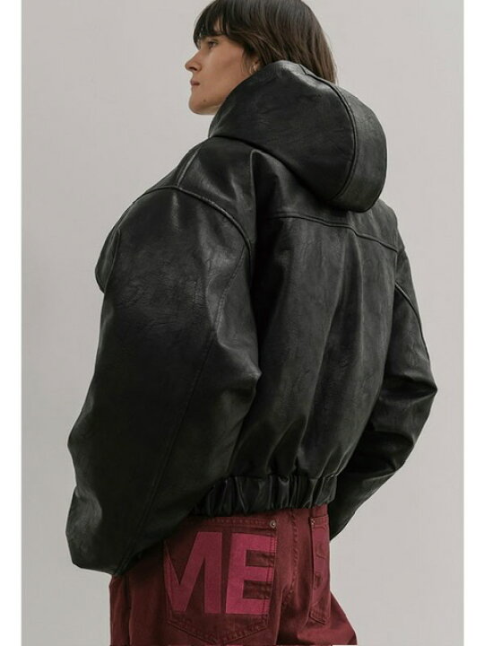 楽天市場】【SALE】正規品【 ESC STUDIO hooded leather blouson 
