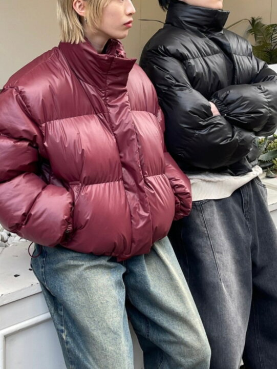 楽天市場】正規品【 Chikashitsu + unisex cropped padded blouson  