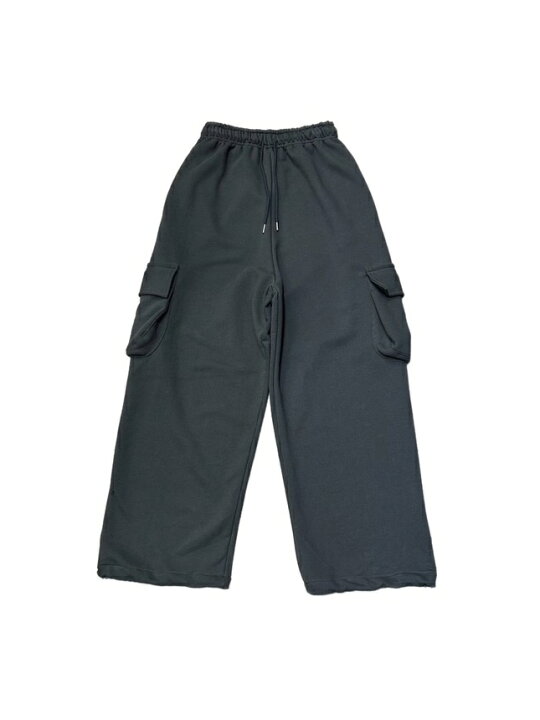 楽天市場】正規品【 Chikashitsu + set up wide cargo sweat pants 