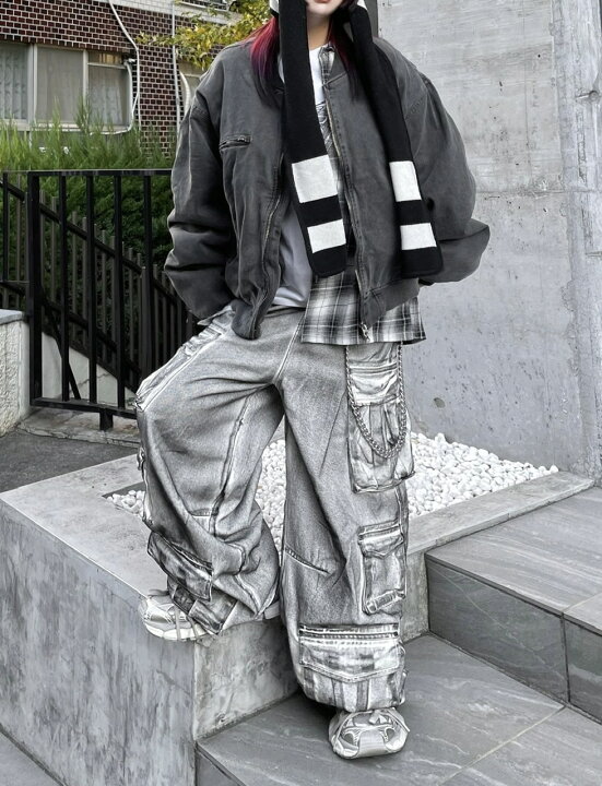 楽天市場】正規品【XU DOG pocket cargo denim pants 2 (2color 