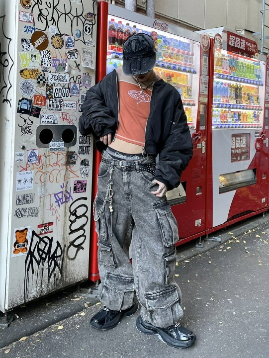 楽天市場】正規品【XU DOG pocket cargo denim pants 2 (2color 