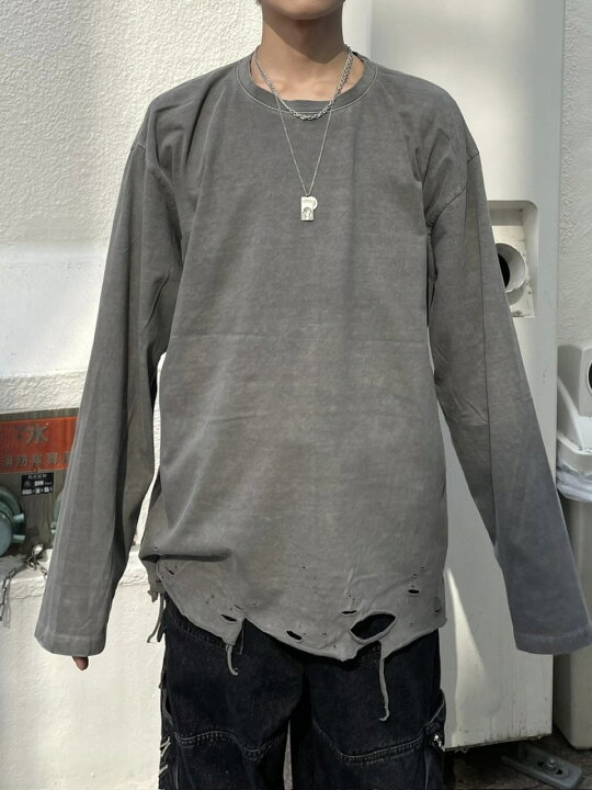 楽天市場】正規品【 XU damage long sleeve 2 (2color) 】 エックス 