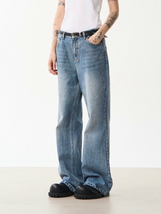 楽天市場】正規品 【 MODITEC M butterfly flared jeans 