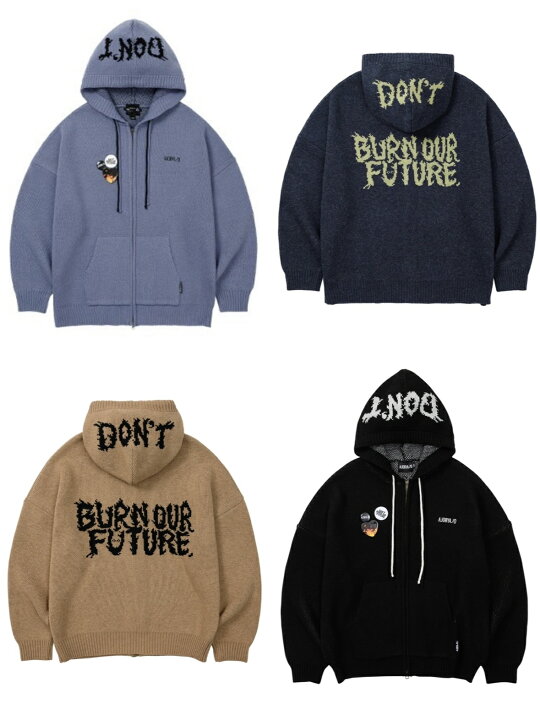 楽天市場】正規品【 AJOBYAJO DBOF Wool Knit Zip-Up Hoodie 