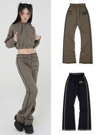 正規品【 Uglyshadow FLYING STAR SET PANTS 】 アグリーシャドウ アグリーシャドー ボトムス ボトム パンツ スウェット スウェットパンツ ロング丈 ロングパンツ フレア セットアップ セットで着用可能 別売り Pressing pressing プレッシング プレッシングウェブショップ