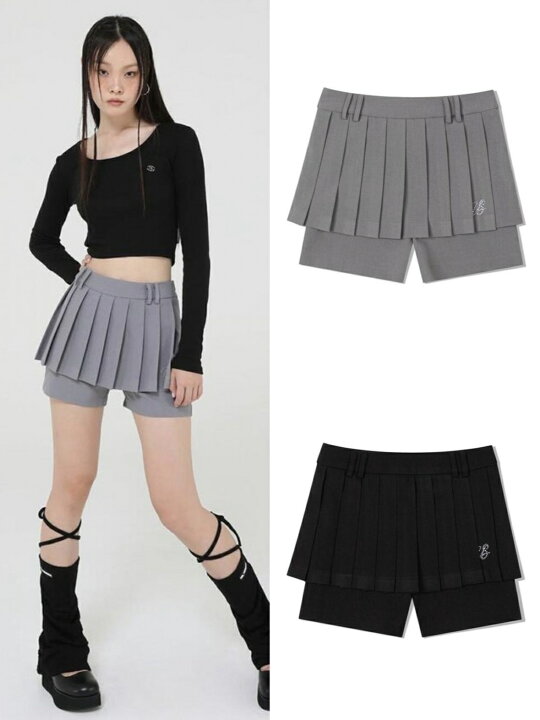 楽天市場】正規品【 Uglyshadow PLEATS PANTS SKIRT 】 アグリー 