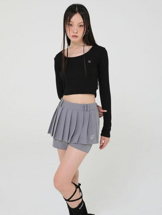 楽天市場】正規品【 Uglyshadow PLEATS PANTS SKIRT 】 アグリー 