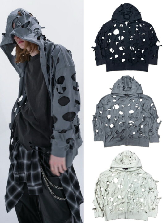 楽天市場】正規品【 Bizarre Maiden damage full zip hoodie 