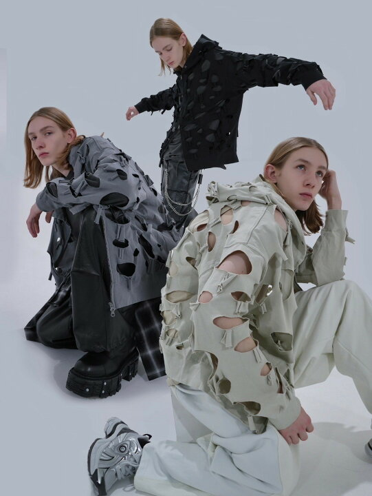 楽天市場】正規品【 Bizarre Maiden damage full zip hoodie 