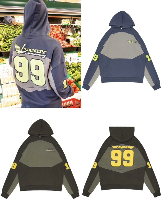 楽天市場】正規品【 VANDY THE PINK TWO-TONE RACING HOODIE 】 ヴァン 