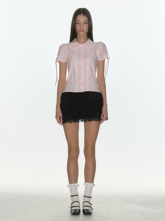 楽天市場】正規品【 CRANK PINTUCK LACE COLLAR BLOUSE 】 クランク 