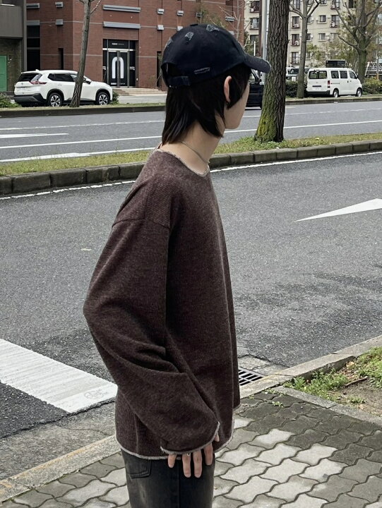 楽天市場】正規品【 Chikashitsu + square neck spring knit (4color 