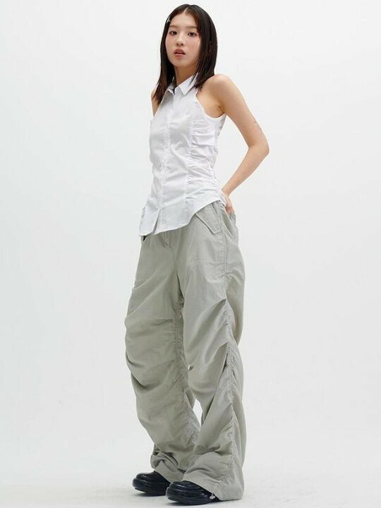 楽天市場】正規品【 runningHIGH SHIRRING NYLON PARACHUTE PANTS 