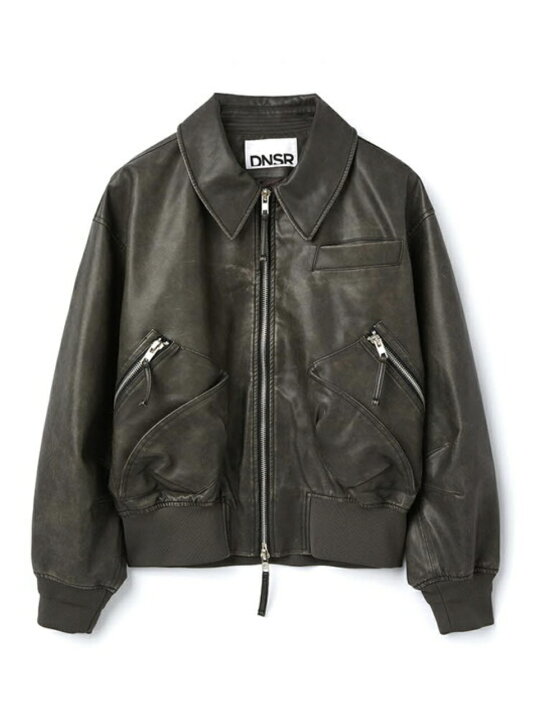 楽天市場】正規品【 DNSR flight crop vintage jacket 】 ディーエヌエ  