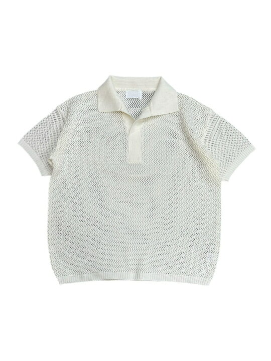 楽天市場】正規品【Chikashitsu + summer mesh knit polo 