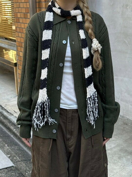 楽天市場】受注制【Chikashitsu +】cable lib knit cardigan : Pressing