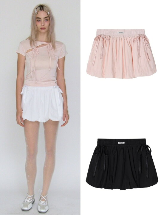 楽天市場】【SALE】正規品【CRANK SHIRRING BALLOON SKIRT】韓国 
