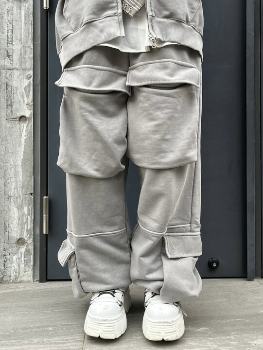 楽天市場】正規品【XU pocket cargo sweat pants (2color)】ストリート 