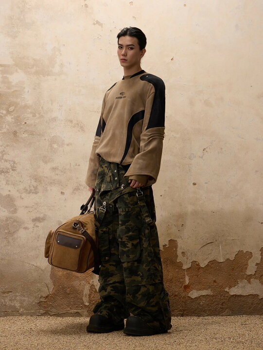 楽天市場】正規品【PERSONSOUL Camouflage Overalls with Zip-Off Legs 