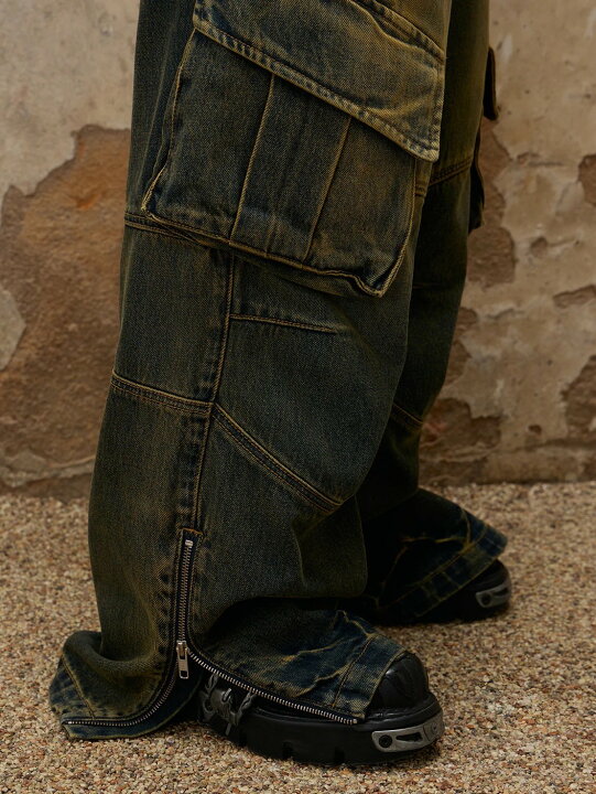 楽天市場】【SALE】正規品【PERSONSOUL Fade Wash Overall Denim Jeans 